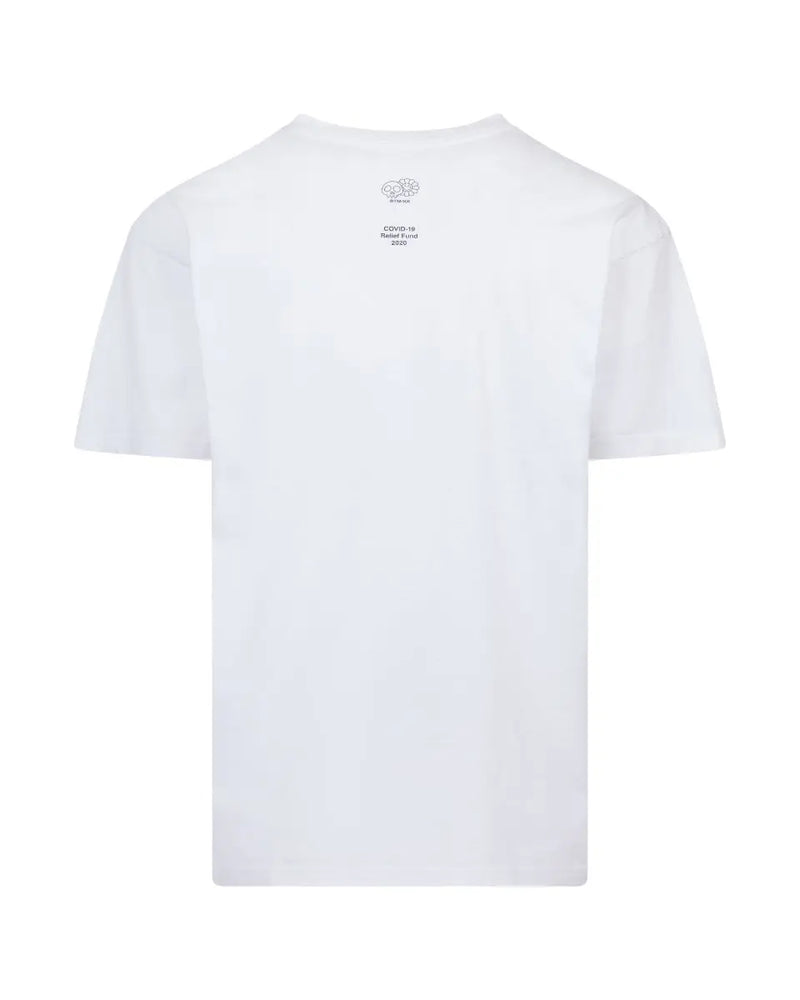 Supreme Takashi Murakami "COVID-19 Relief Fund" box logo white t-shirt thumbnail