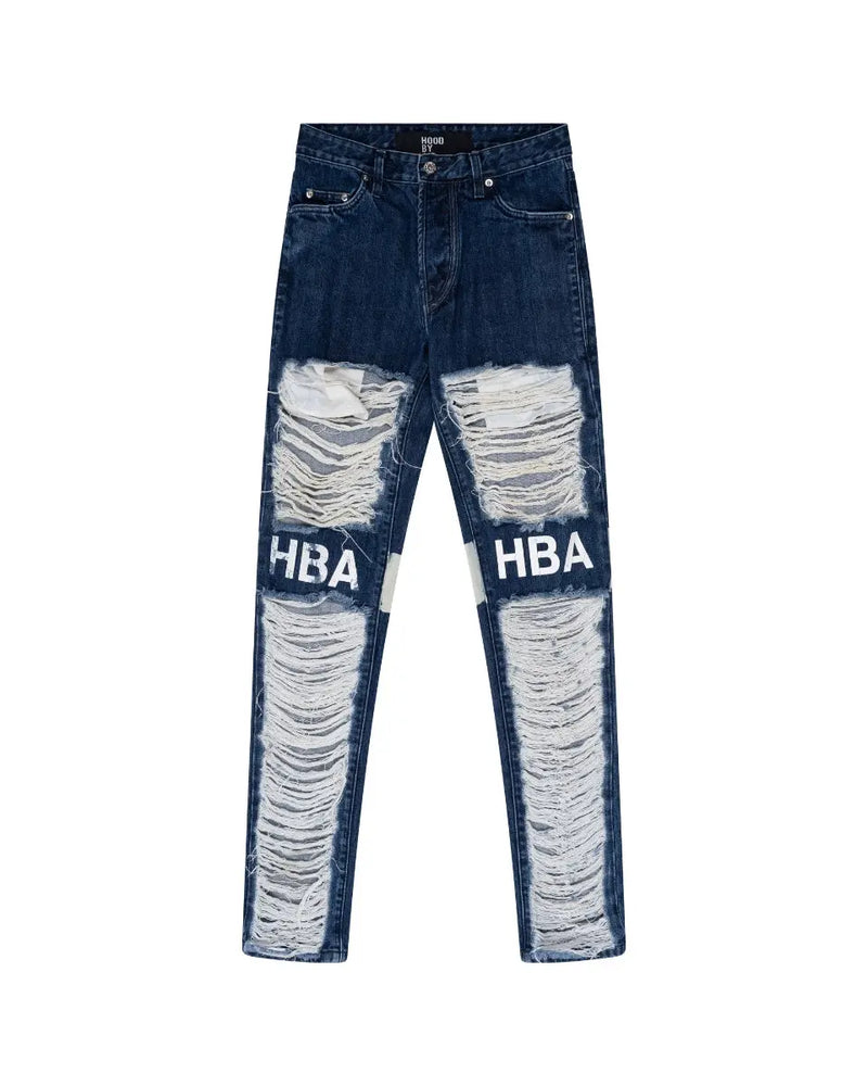 Hood By Air shred skinny jeans thumbnail