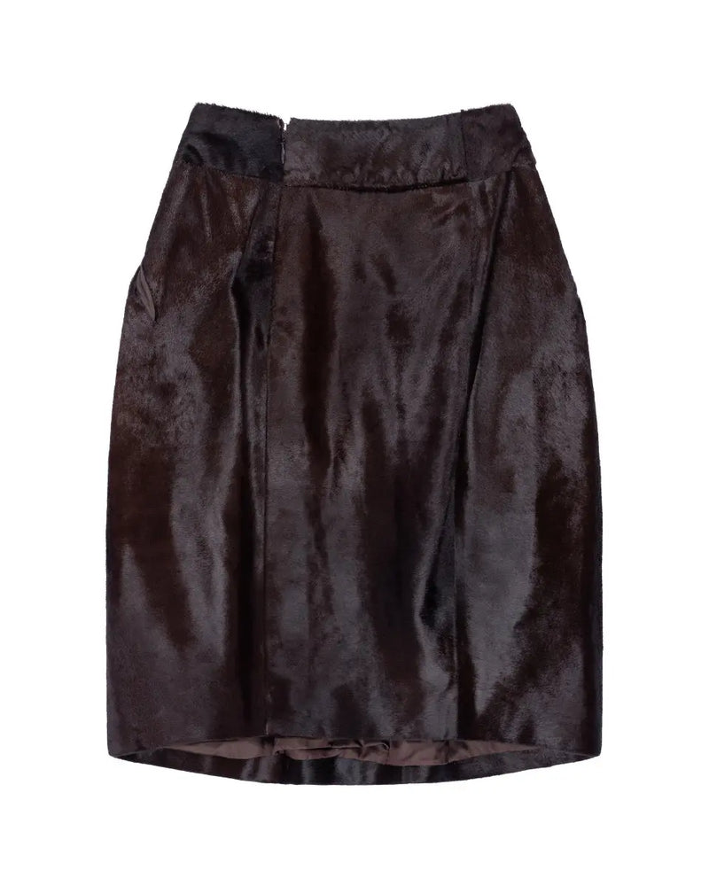 Marni calf hair leather skirt thumbnail