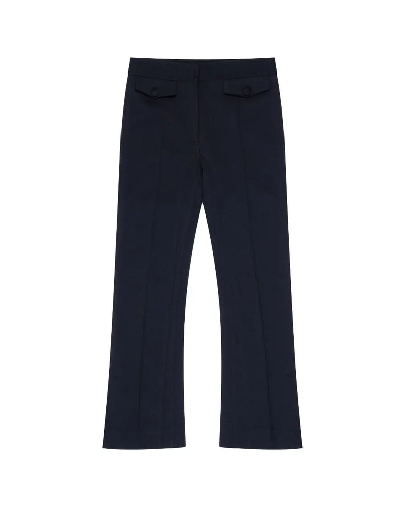 Celine front pocket black flared pants thumbnail