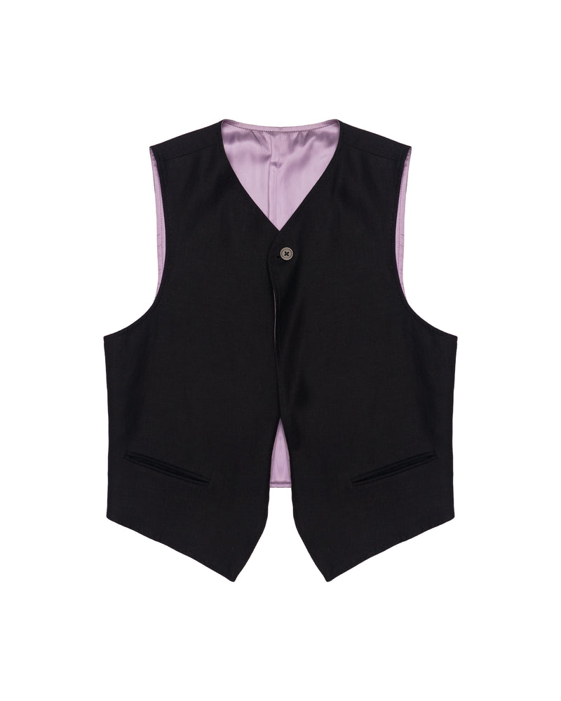 Ann Demeulemeester Waistcoat with Lavender Lining thumbnail