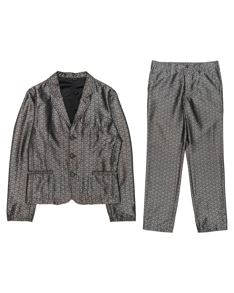 Ann Demeulemeester Floral Jacquard Blazer thumbnail