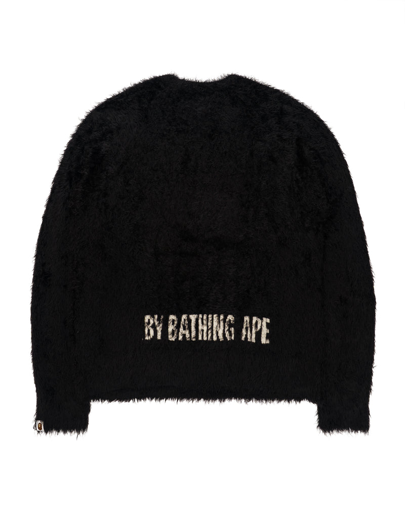 BAPE Shaggy Knit Ape Head Sweater thumbnail