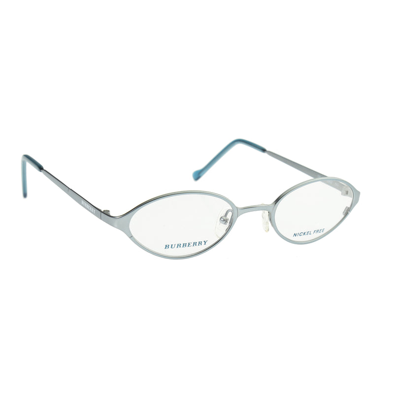 Burberry Silver Metal Oval Frame glasses thumbnail