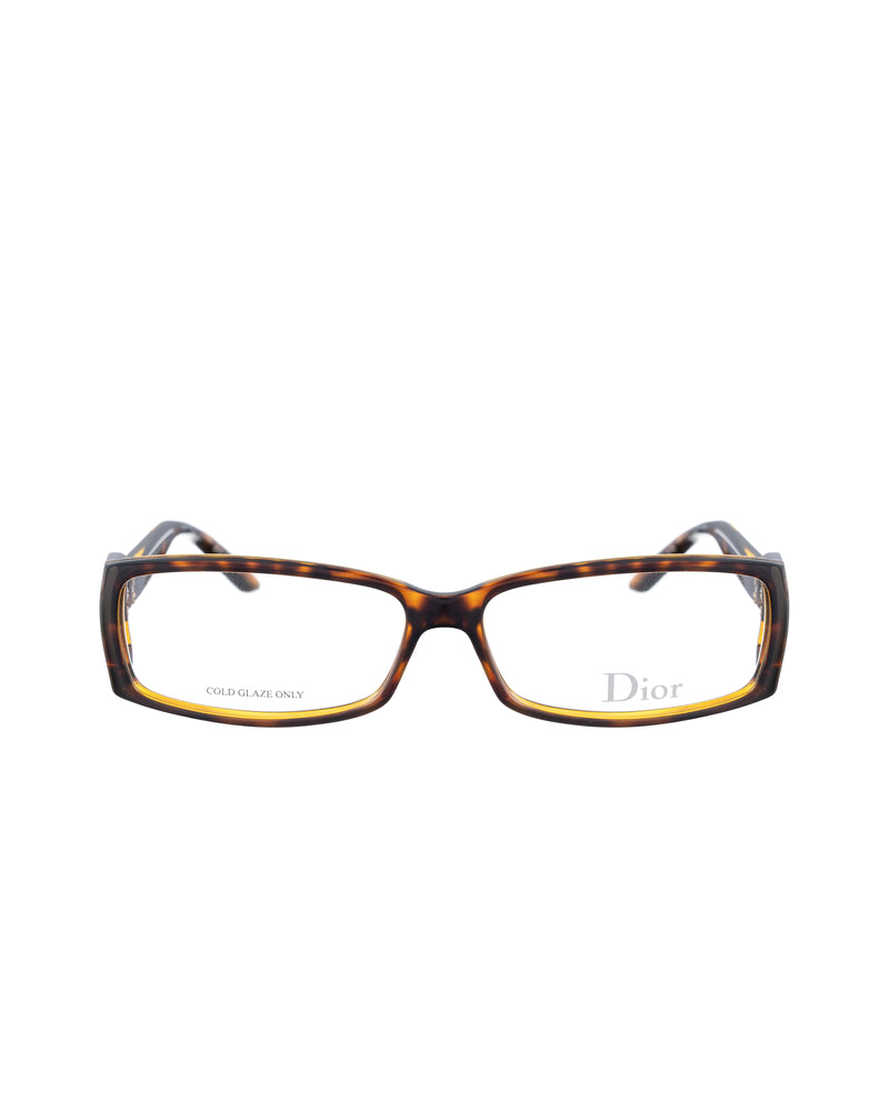 Dior 00s Brown Tortoise Plastic Glasses thumbnail