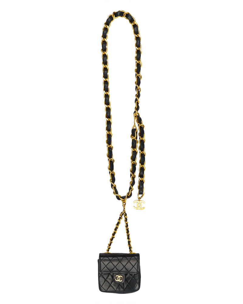Chanel Vintage Mini Flap Pouch thumbnail