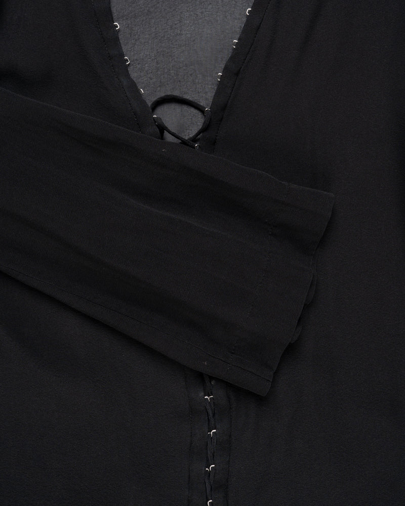 Dion Lee semi-sheer mesh laced top thumbnail