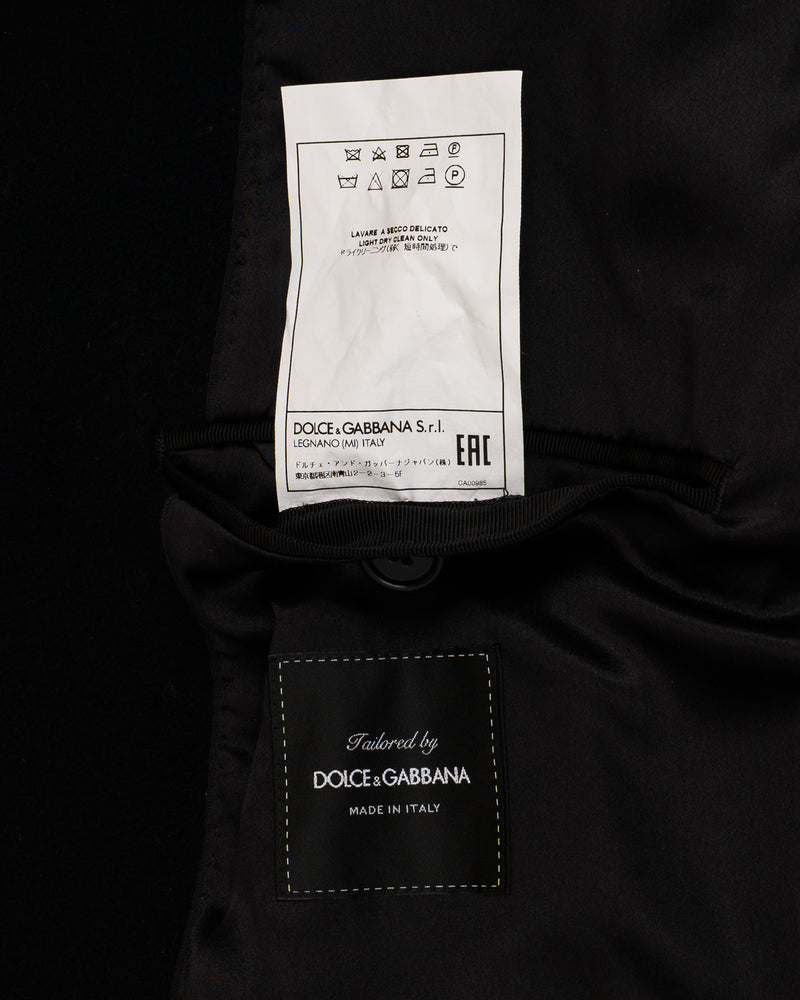 Dolce & Gabbana double-breasted cashmere wool coat thumbnail