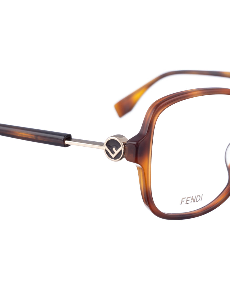 Fendi Oversized Havana Retro glasses thumbnail