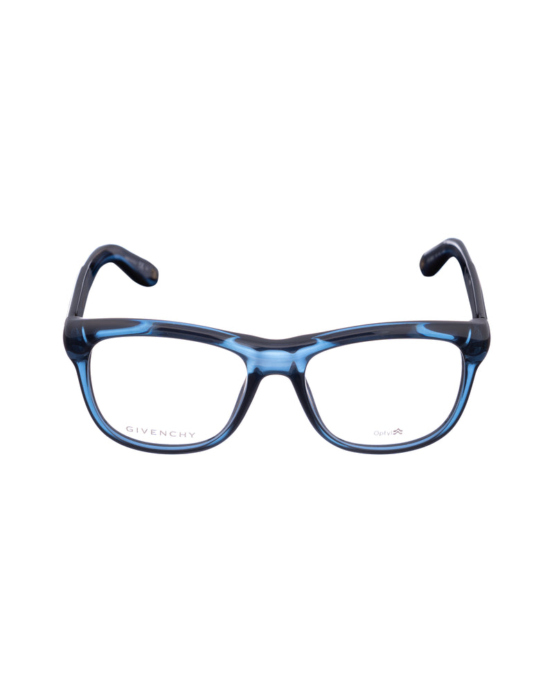 Givenchy 00s Bold Nerdy Navy Blue Glasses thumbnail