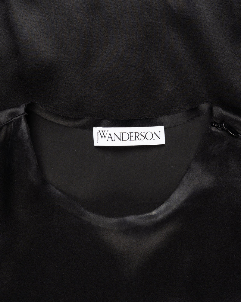 J.W. Anderson asymmetric bonded silk top thumbnail