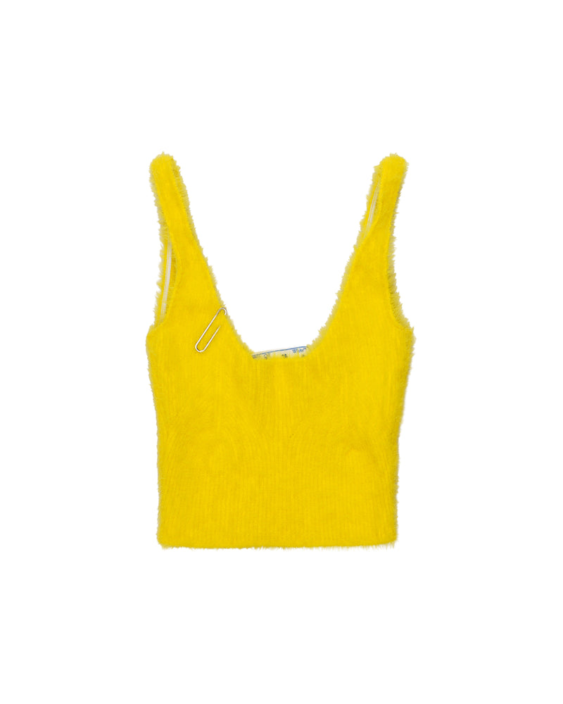 Off-White™ "Seasonal" Fluffy Knit Tank Top thumbnail