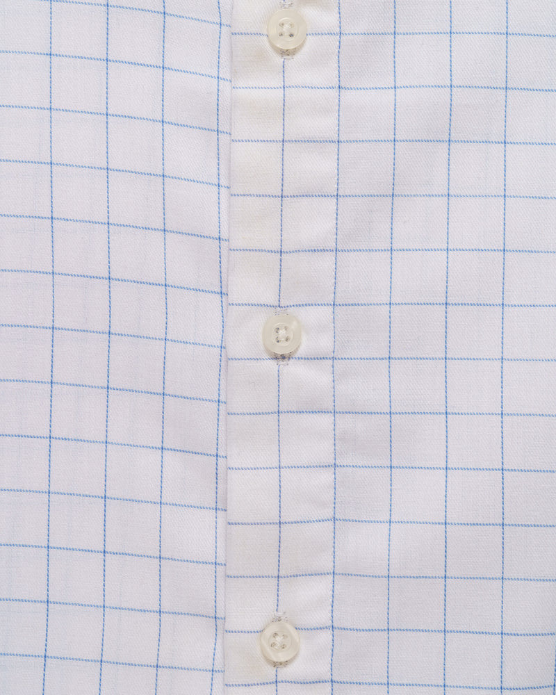 Saint Laurent short sleeve white and checkered shirt thumbnail