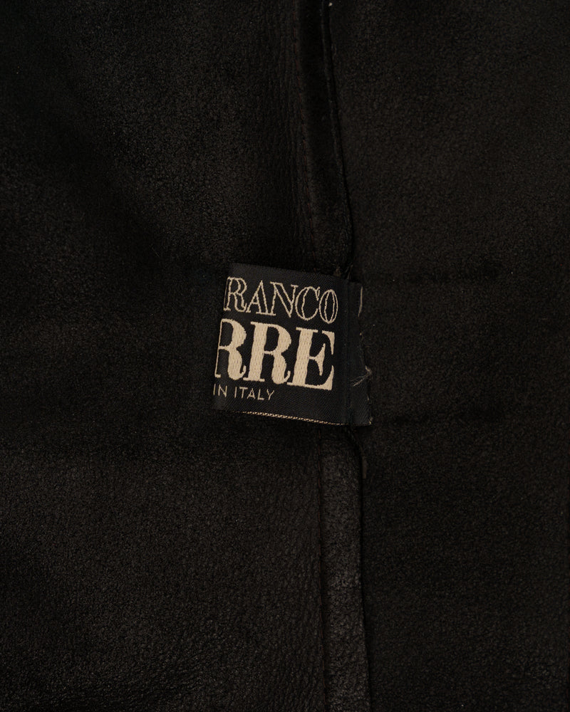 Gianfranco ferre leather jacket thumbnail
