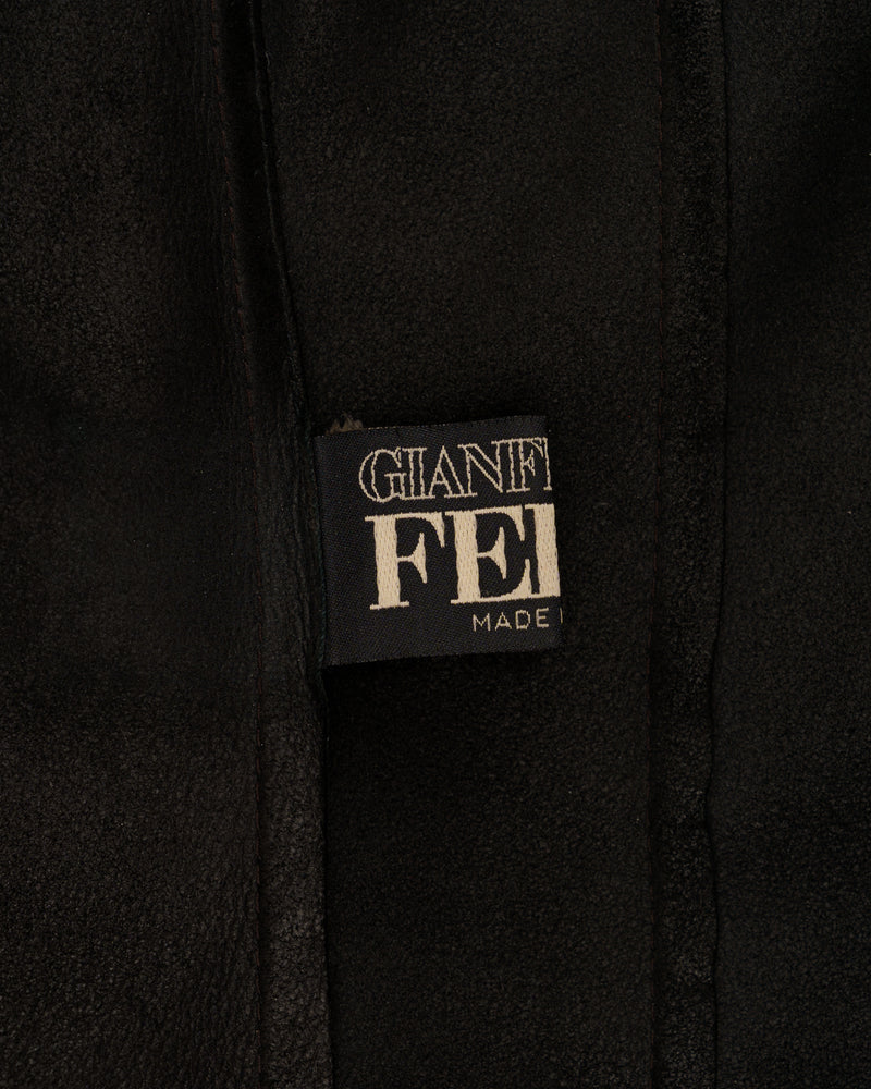 Gianfranco ferre leather jacket thumbnail