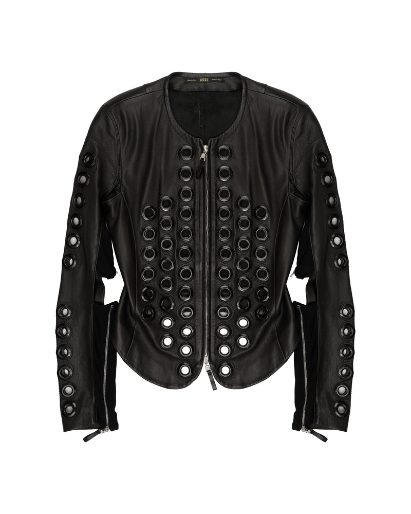 Gianfranco ferre leather jacket thumbnail