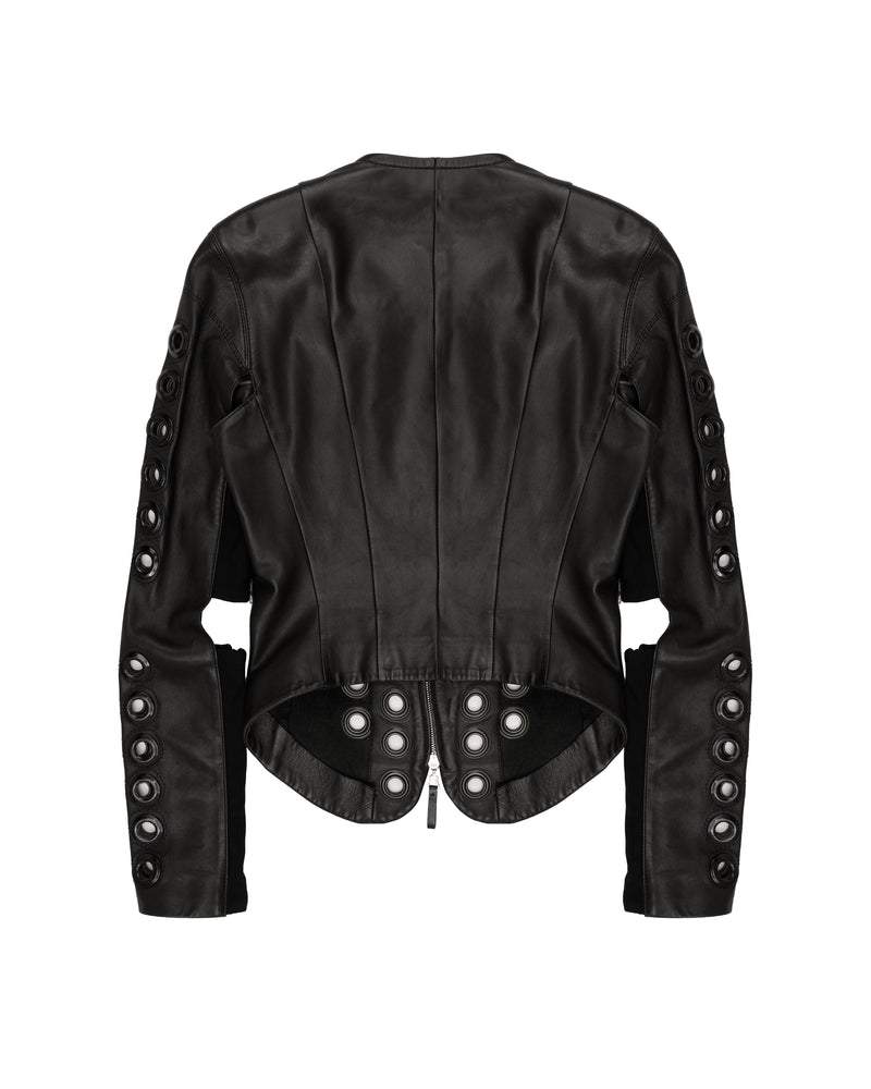 Gianfranco ferre leather jacket thumbnail