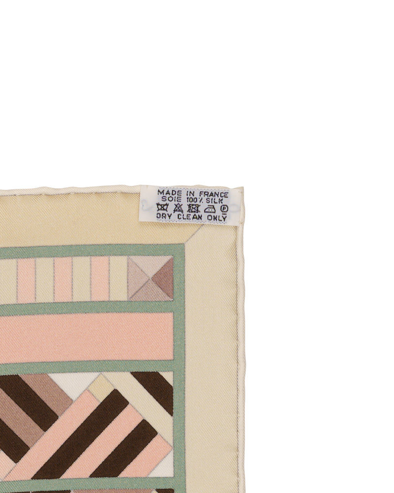 Hermès "Colliers de Chiens" Carré 90 silk multicolor pastel thumbnail