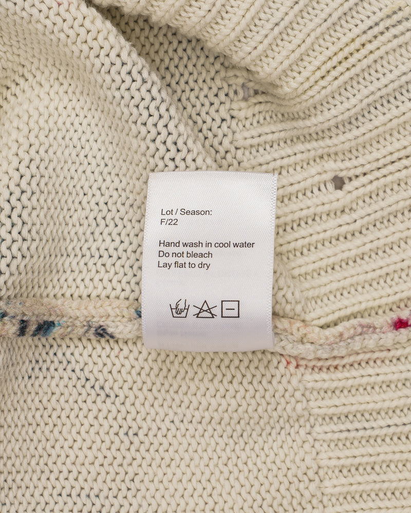 R13 Graffiti at Crosby btw Grand and Howard Distressed Knit Sweater F/W 2022 thumbnail