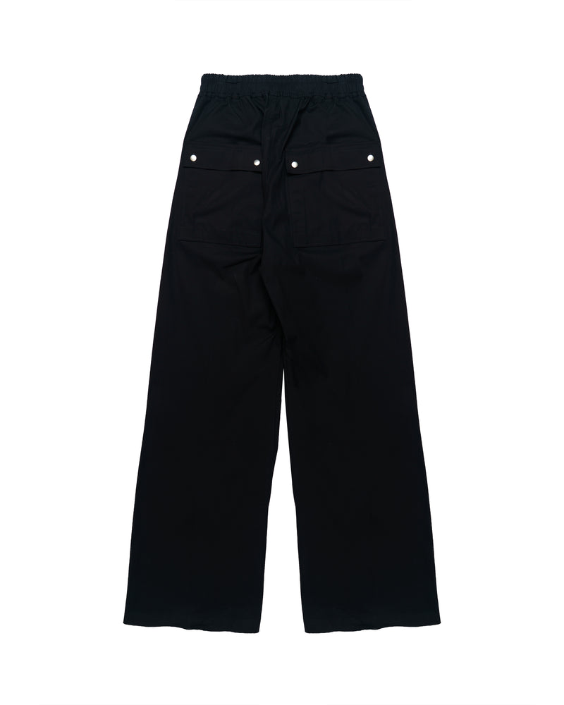 Rick Owens Wide Bela Wide-Leg Drawstring Trousers thumbnail