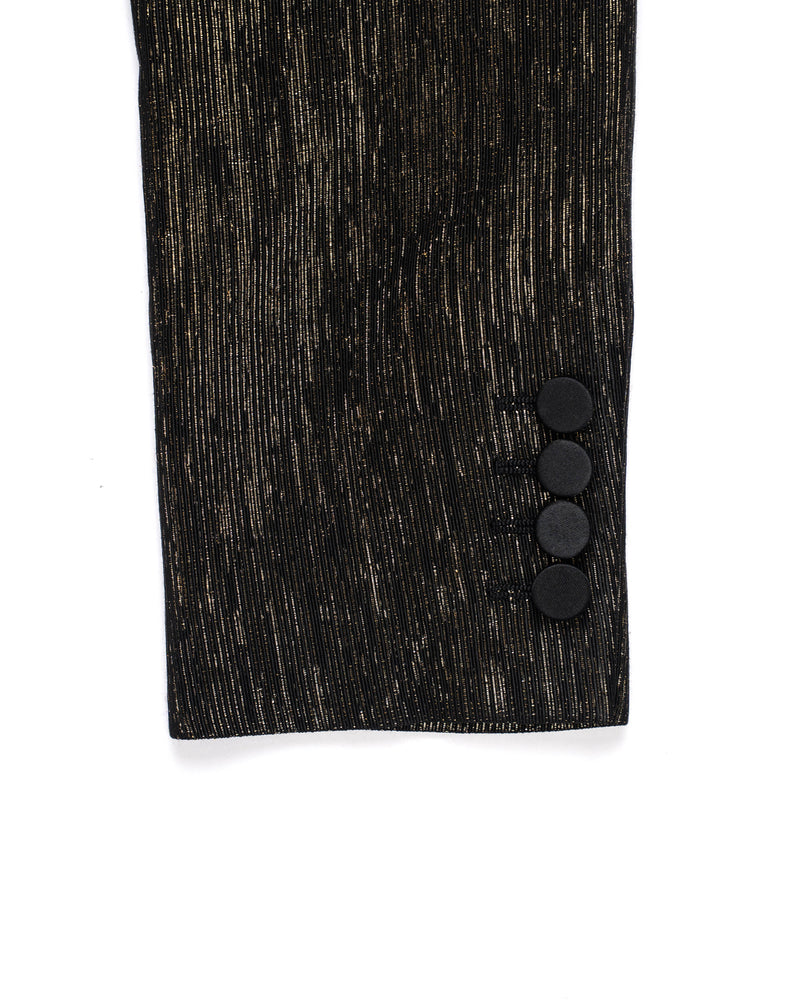 Saint Laurent Paris Metallic Lurex Tuxedo Blazer thumbnail