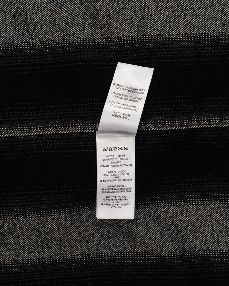 Supreme Stripe Flannel Zip Up Shirt thumbnail
