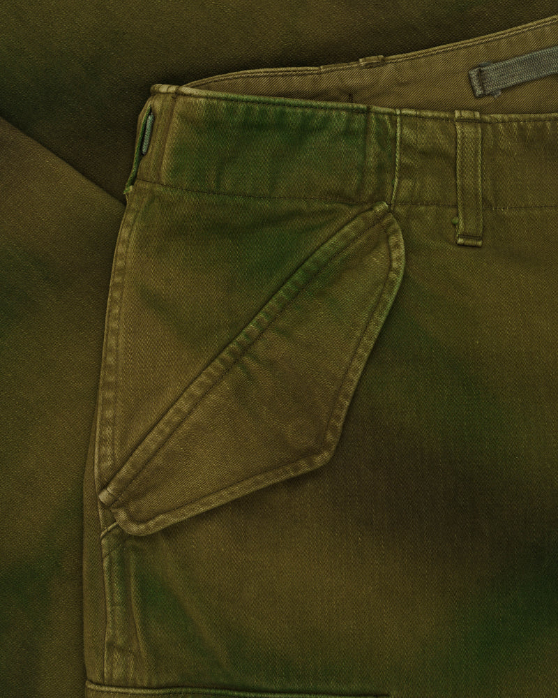 Supreme x A.Presse Washed Green Camo Cargo Pants thumbnail