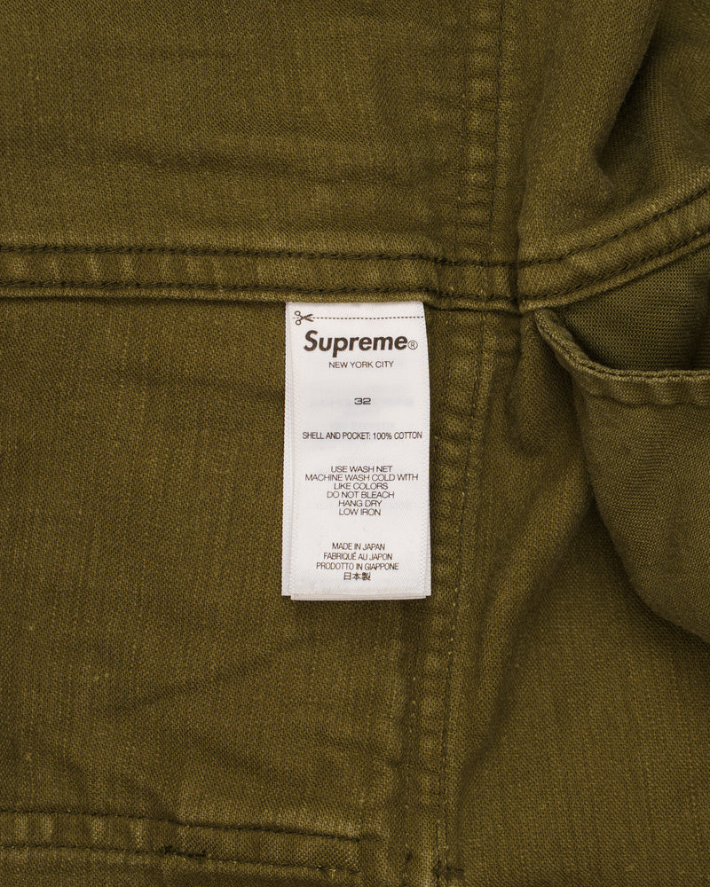 Supreme x A.Presse Washed Green Camo Cargo Pants thumbnail