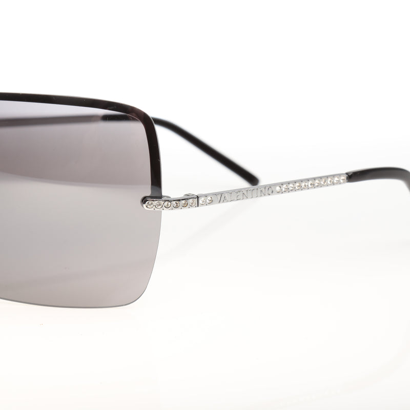 Valentino 00’s Silver Mask Sunglasses thumbnail