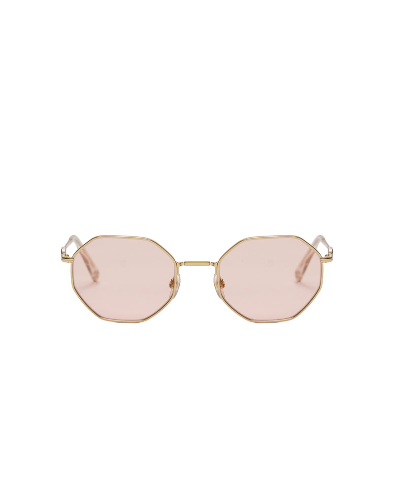 Valentino octagonal metal sunglasses with chain VLOGO thumbnail
