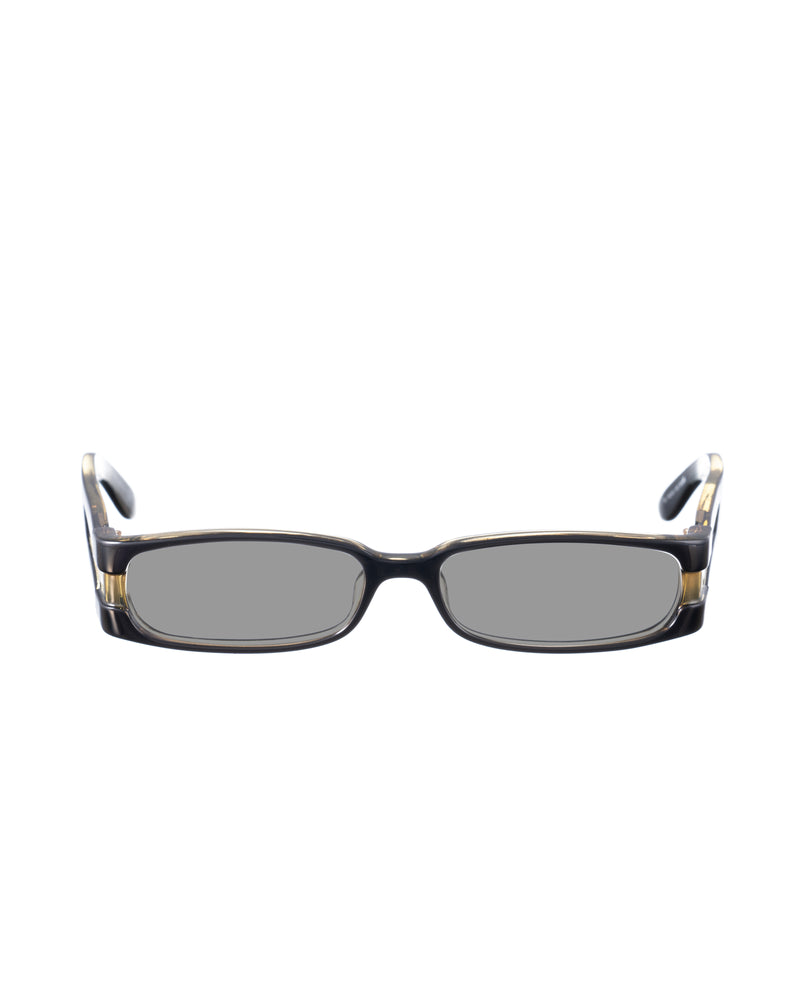 Yves Saint Laurent 00s Black Glasses with Transparent Elements thumbnail