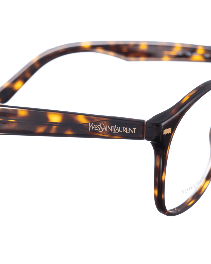 Yves Saint Laurent Oversized Nerd Havana glasses thumbnail