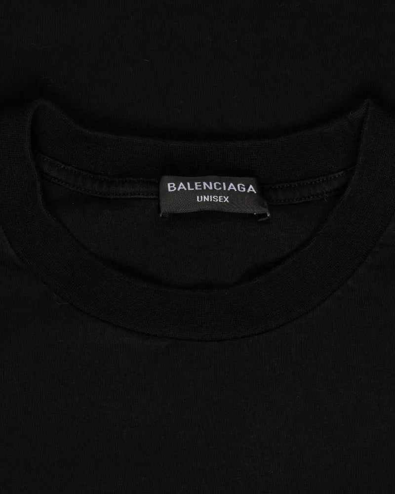 Balenciaga Metal logo splatter long sleeve t-shirt thumbnail