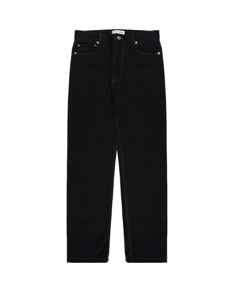 Balenciaga straight-leg black denim pants thumbnail