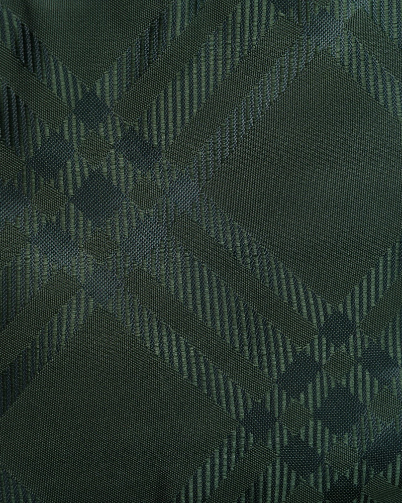 Burbbery Vine Green nylon-blend checked backpack thumbnail