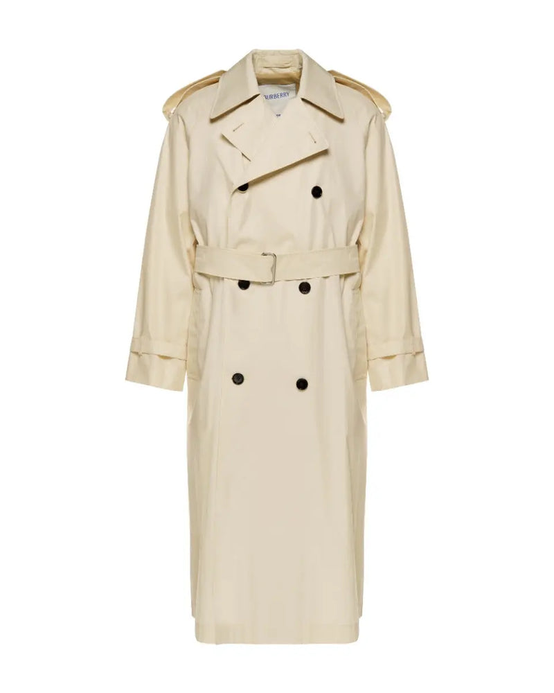 Burberry Prorsum gabardine double-breasted belted trench coat thumbnail