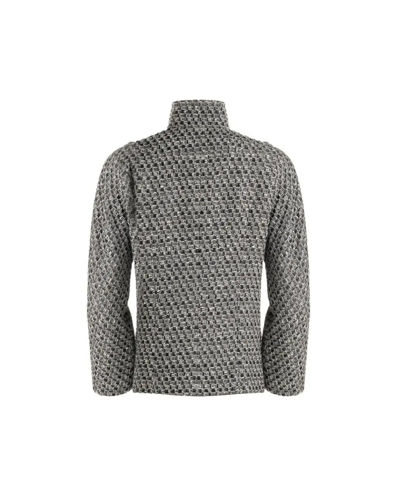 Chanel Tweed metallic grey laine & viscose blazer jacket thumbnail