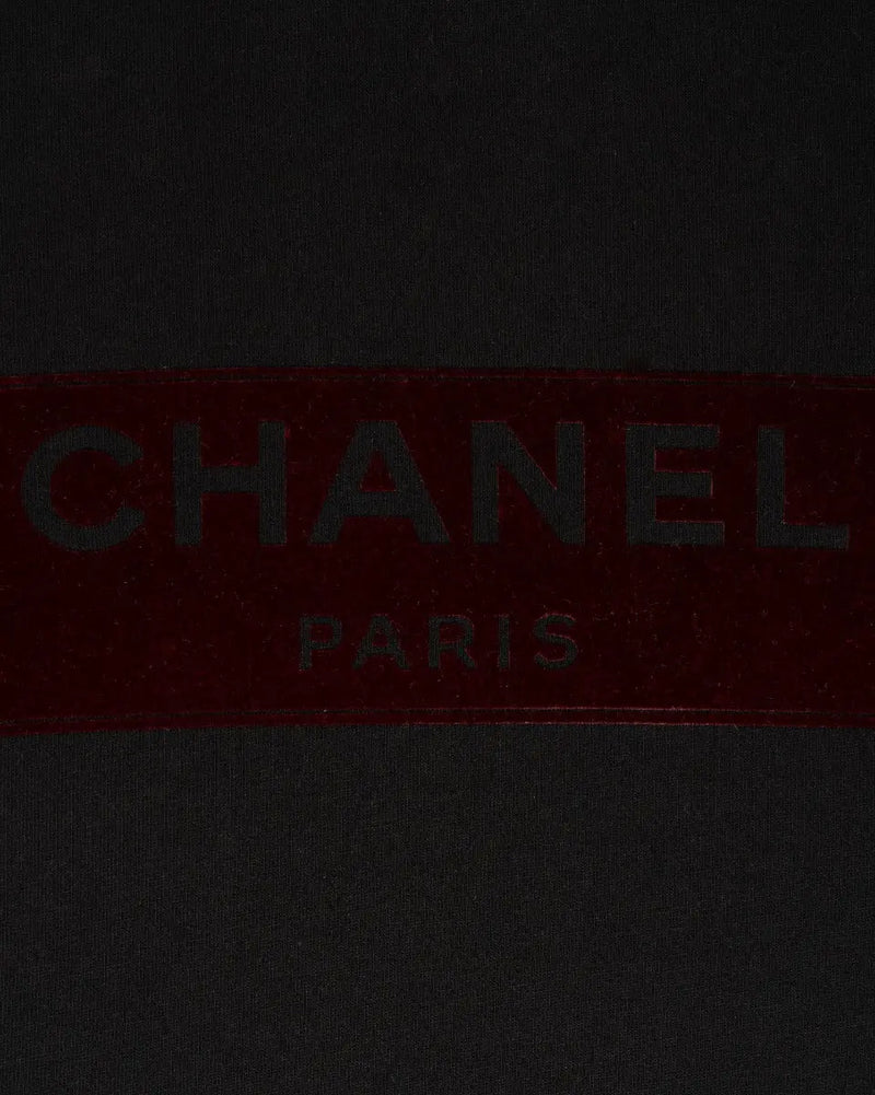 Chanel Uniform velvet logo spell-out long sleeve t-shirt thumbnail