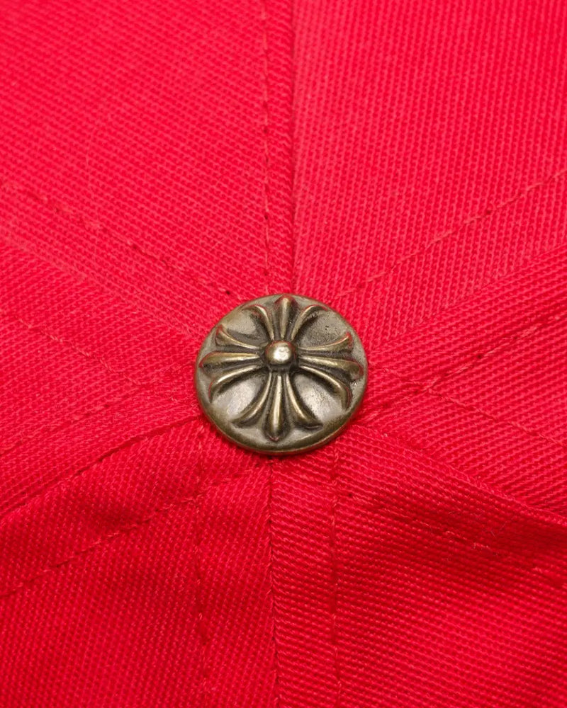 Chrome Hearts CH silver button snapback hat thumbnail