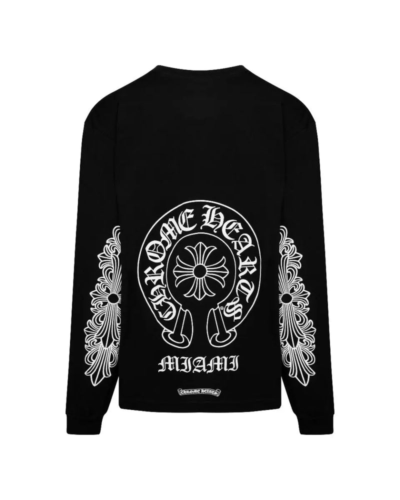 Chrome Hearts Miami exclusive horseshoe logo pocket long sleeve t-shirt thumbnail