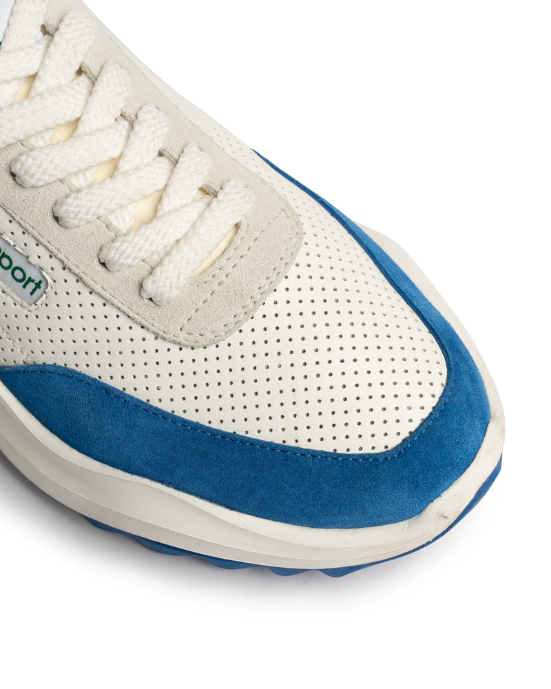 Casablanca Atlantis white & blue sport sneakers thumbnail