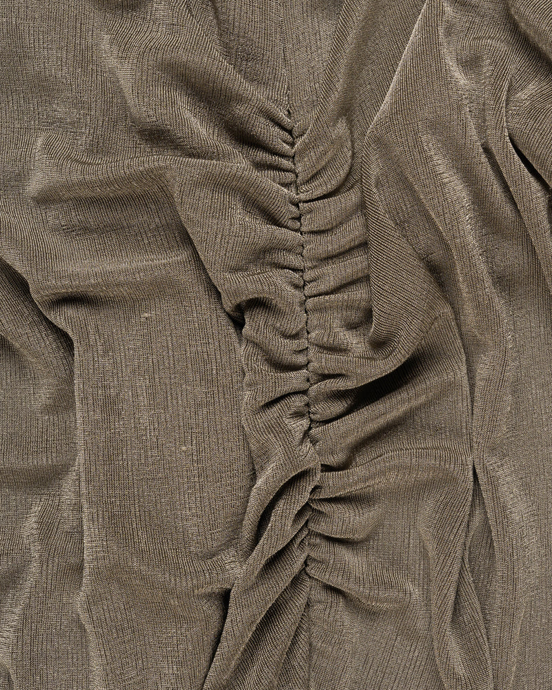 MISBHV 1-OF-1 drape lace beige dress thumbnail