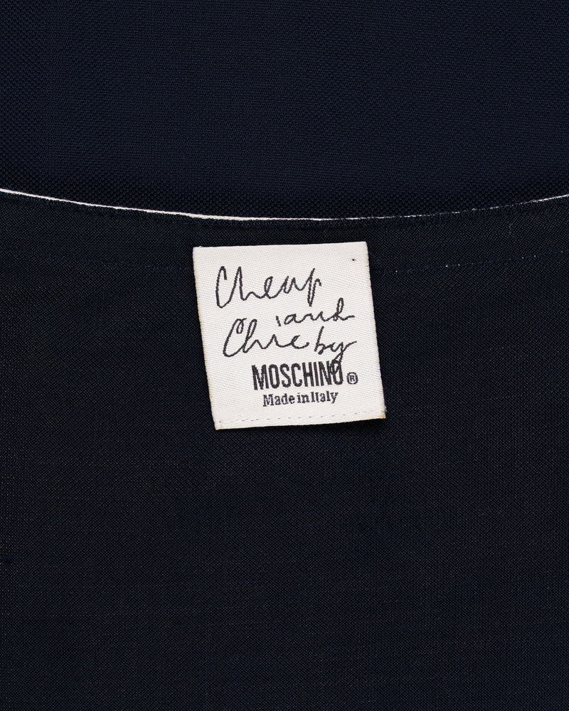 Moschino "Cheap and Chic by Moschino" double-striped top thumbnail
