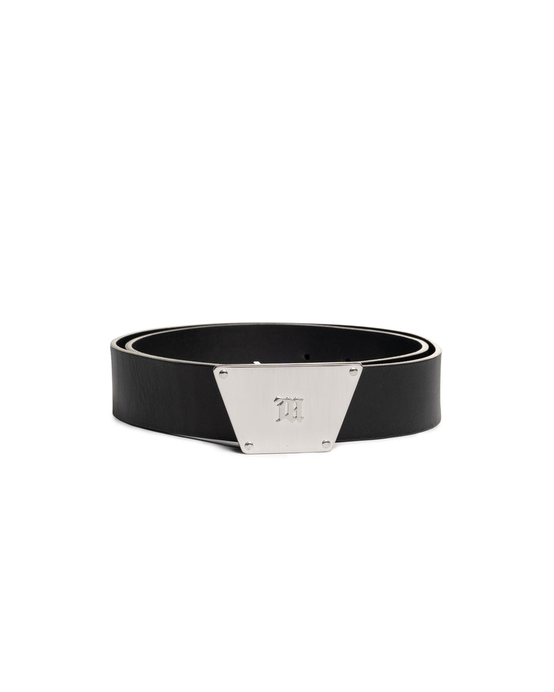 MISBHV metal frame gothic logo black belt thumbnail