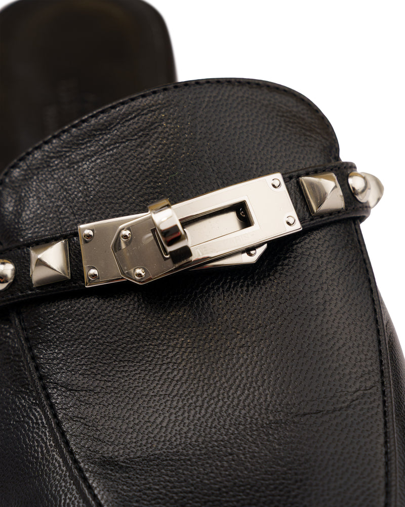 Hermès oz studded mule thumbnail