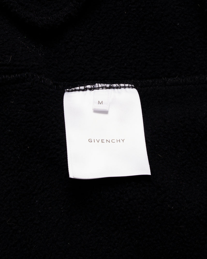 Givenchy pierced back logo hooded bomber jacket thumbnail