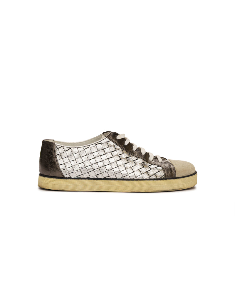 Bottega Veneta sail intrecciato sneakers thumbnail
