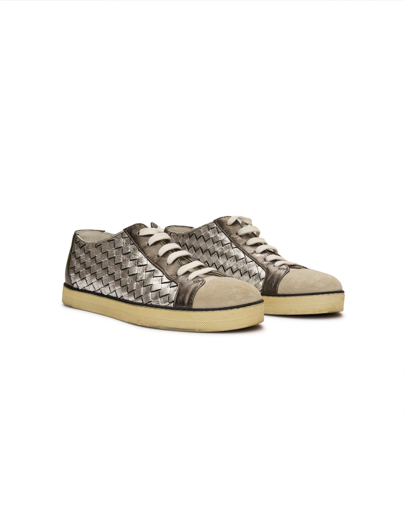 Bottega Veneta sail intrecciato sneakers thumbnail