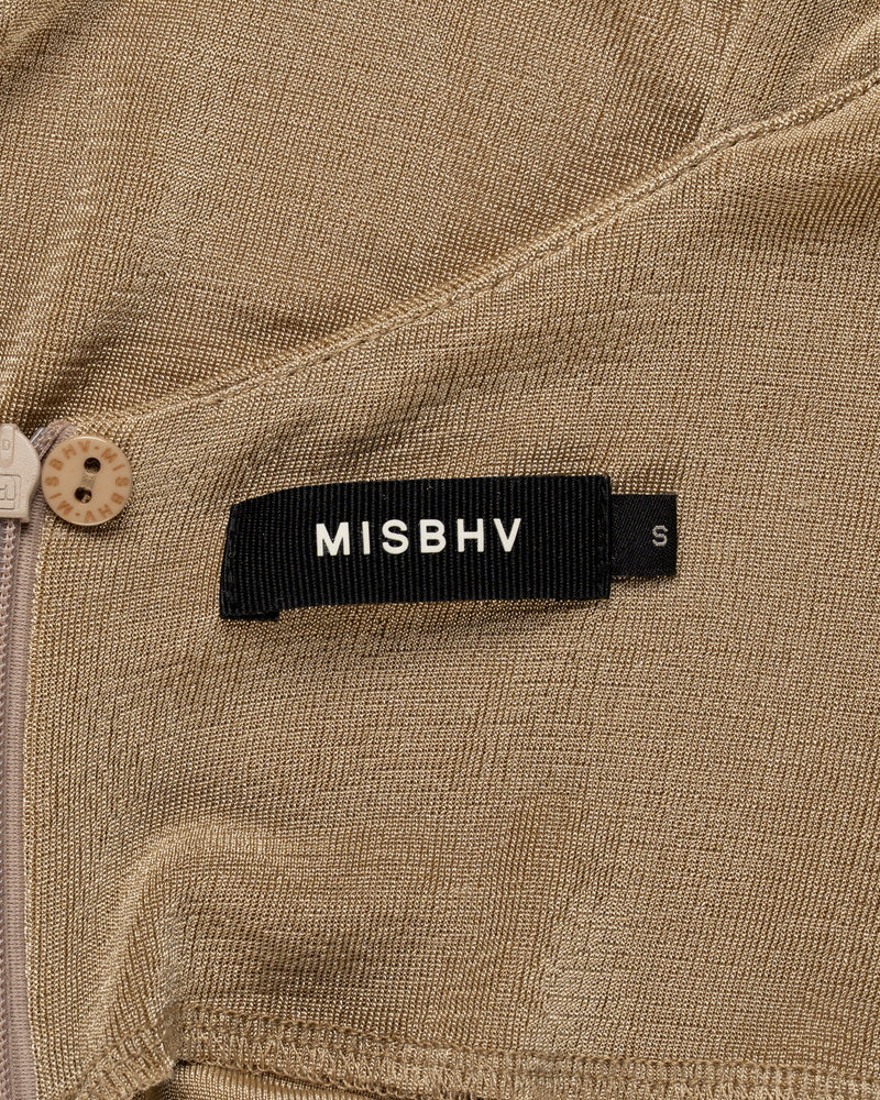 MISBHV asymmetrical drape halter dress thumbnail