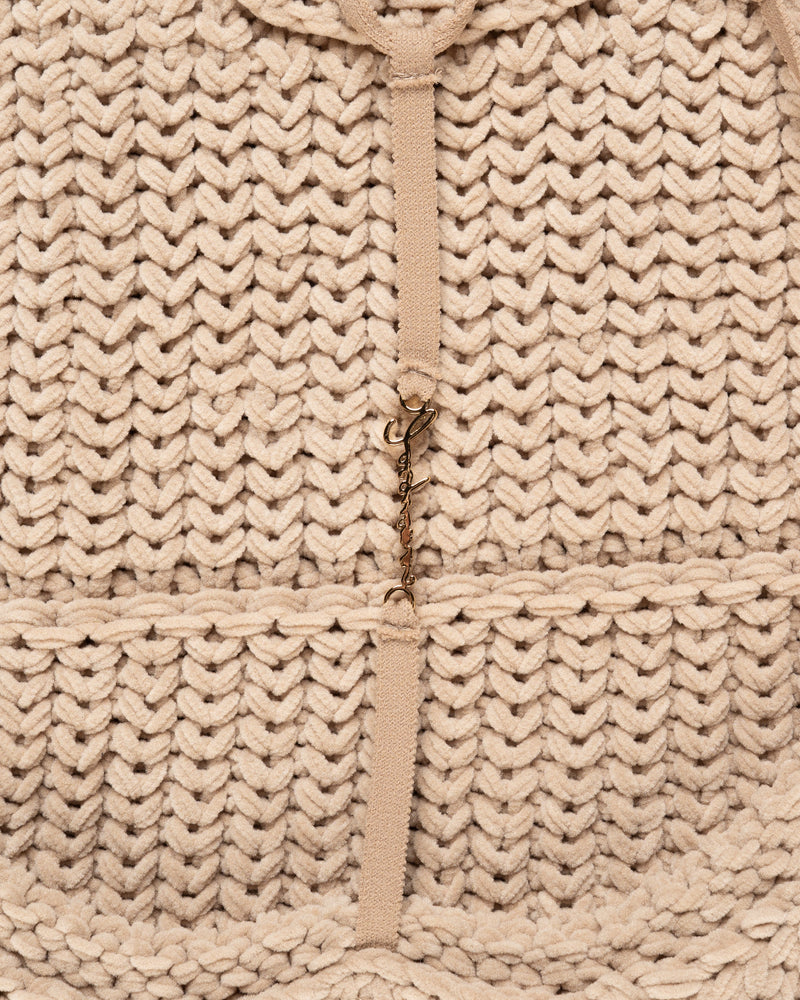 Jacquemus Halter neck knitted beige dress thumbnail